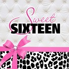 sweet sixteen roze strik